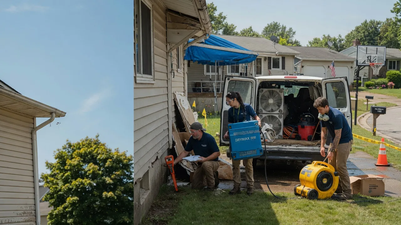 Ceiling Leak Cleanup in Taylorsville, IN near me