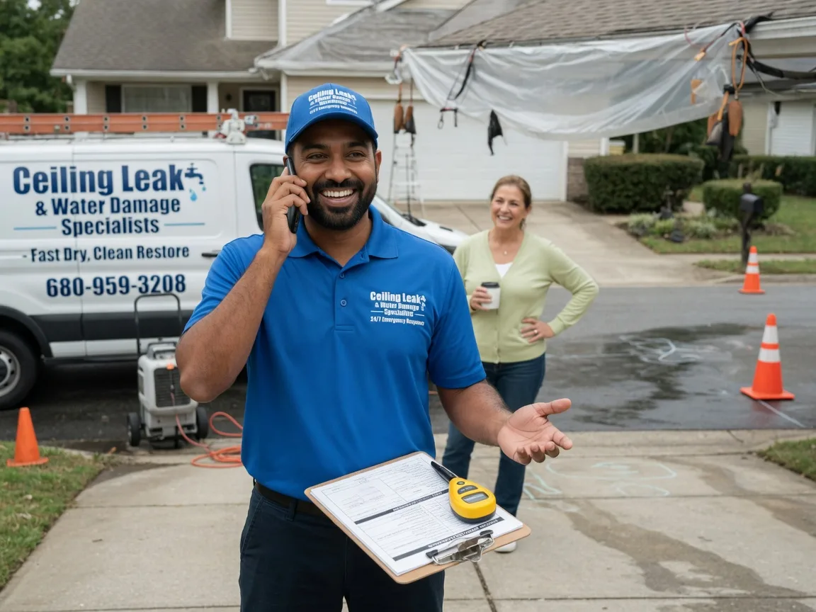 Ceiling Leak Cleanup Taylorsville, IN FAQs